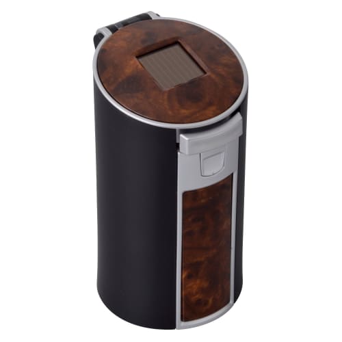 SEIWA G103 Car Interior Items Ashtray Rakusute Solar Ash Drink Holder Type Wood Grain with LED