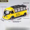 1/32 Scale T1 Bus Zinc Alloy Car Model, Simulated Sound and Light Children's Toys, Boys' Holiday Gift Car Model Ornaments