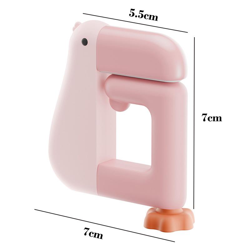 1/2PCS Creative Thinking Duck Hooks No Punching Desk Edge Schoolbag Hook Under Table Backpack Handbag Hanger for Home Office