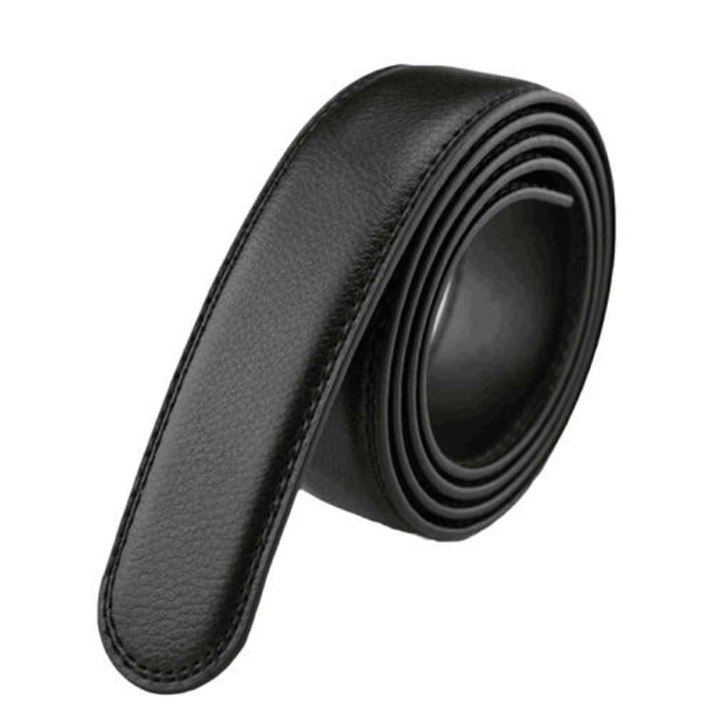 

Fashion Lychee Pattern Men s Automatic Buckle Belts No Buckle Belt Men High Quality Belt Male Leather Strap Jeans 3.5cm Belts 120cm