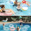 Inflatable Pool Float Tube Transparent Swimming Ring with Colorful Glitters Pool Floats Adults Inflatable Transparent Inflatable Inner Tube for