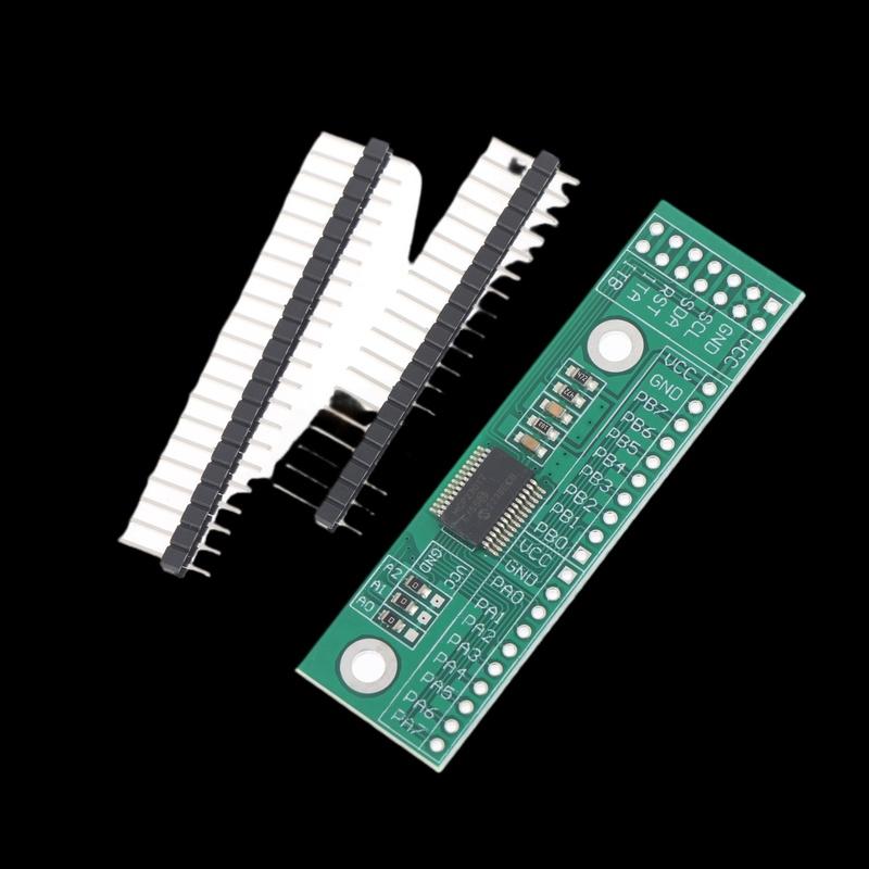 1/2Set MCP23017-E/SS I2C Interface To 16IO IIC Input/Output Expansion Board Module MCP23017 Chip 3.0V-5.5V Designed for