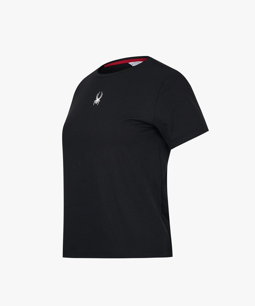 SPYDER Women'S Training Mesh Color Block T-Shirt Spkmcnrs251Wblk
