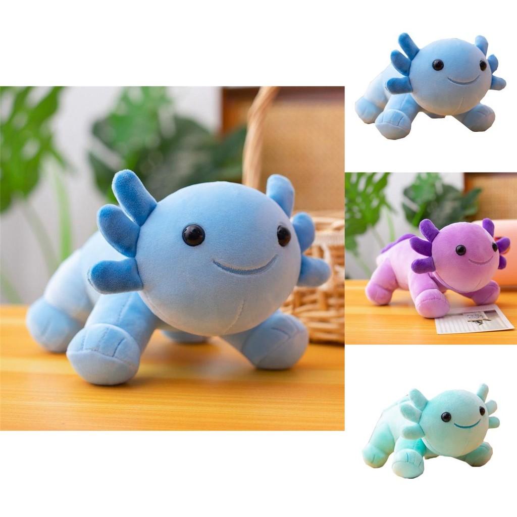 Adorable Cartoon Pink Axolotl Plush Doll Soft Stuffed Toy For Kids And Collectors