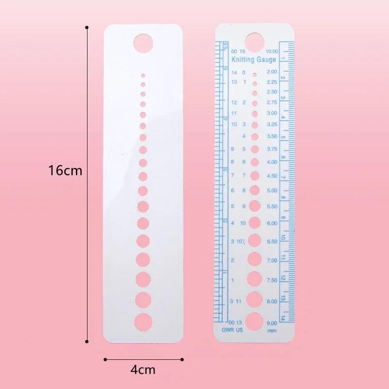 DIY Knitting Ruler Hand-Knit Household Sweater Crochet Accessories Stick Needle Measuring Ruler Sewing Tool Accessories