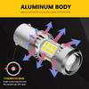 PHINLION 3200 Lumens Super Bright 1156 1141 3497 P21W 7506 LED Reverse Light Bulbs with Projector for Car Truck RV Backup Lights, 6000K Xenon White