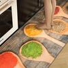 1PC Seasoning Pattern Kitchen Rug Non-Slip Door Mats Pop Design Bathroom Rug Bath Mat Carpet for Home Sink Laundry Decor