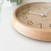 KATOMOKU muku clock 2 Natural Wall Continuous Second Diameter km-45NA Clock, Hand, 30.0cm (Quartz Clock)