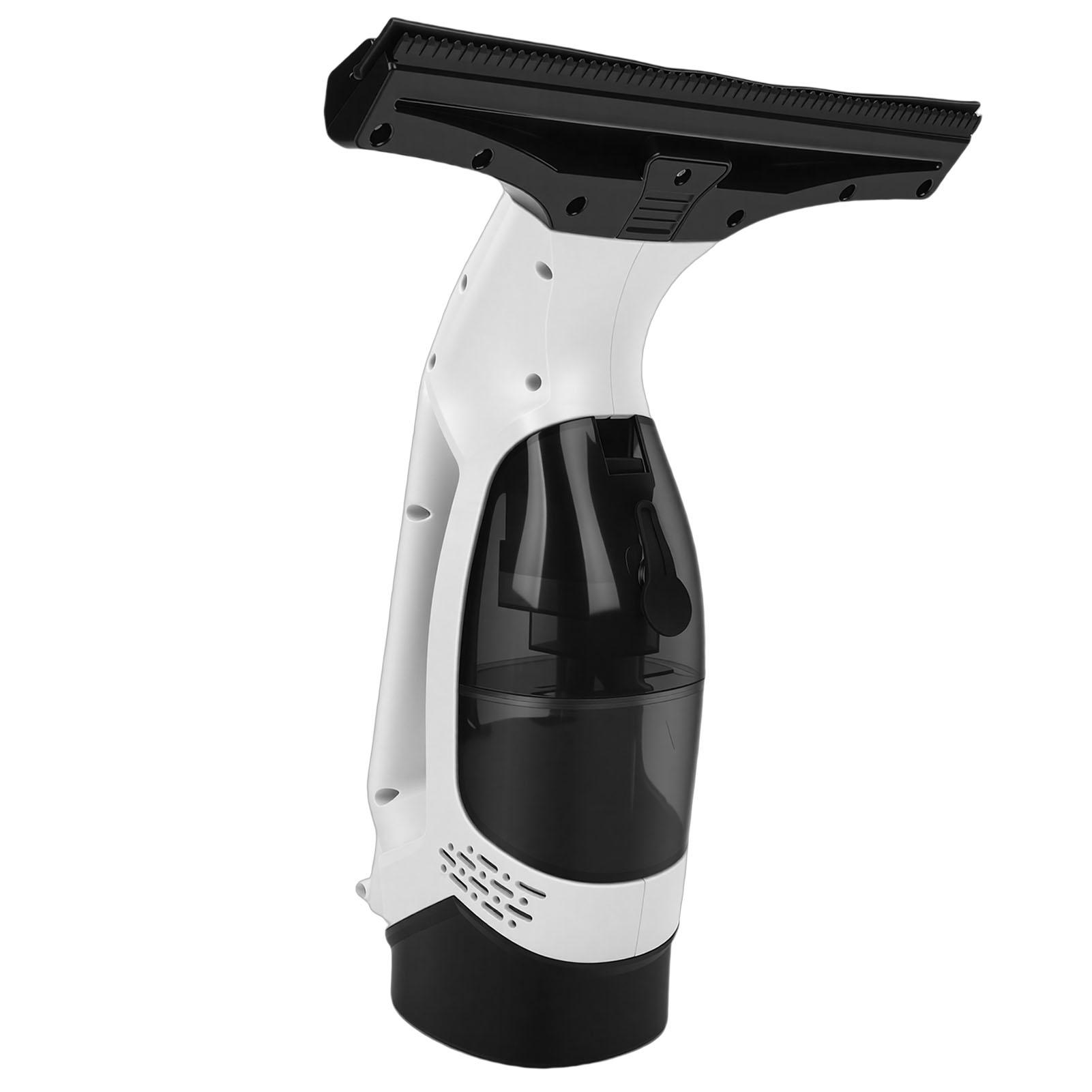 

Window Vacuum Cleaner 1.2KPa Suction 11 Inch Silicone Wiper Blade Cordless Window Vacuum Squeegee with 150ml Detachable