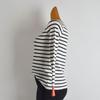French Simplicity Mixed Color Stripe Round Neck Pullover Six Wool Knitwear Women's Silm Soft Glutinous Long Sleeves Bottoming Shirt Tops