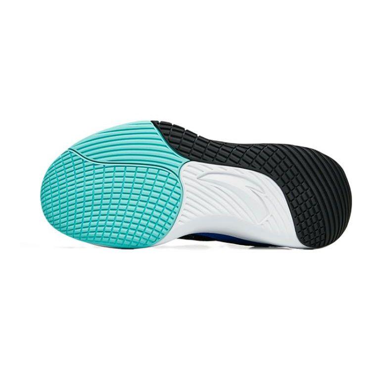 Anta Anti-Slip Durable Basketball Shoes Kids Sneakers Black Blue A312231112-1