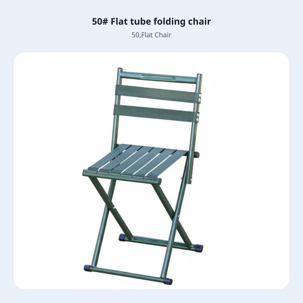 Foldable Stool With Spinerest Foldable Design Foldable Chair With Spinerest Space-Saving Long-Lasting For Fishing