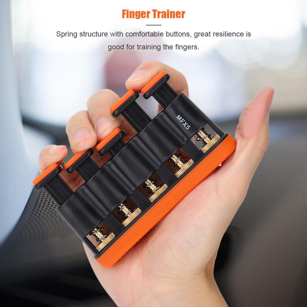 

Тренажер для тренировки силы пальцев рук с переменной силой натяжения для фортепиано и гитары (серый)