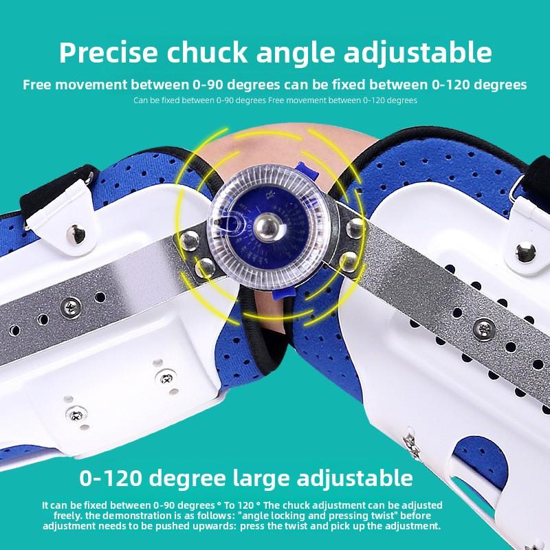 Ankle Knee Fixation Bracket Adjustable Thigh Calf Lower Limb Stable Support Breathable Protector
