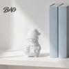 DIY Blank White Decorations 3D Printed Snowman Figurine Holding Gift Boxes, Paintable Christmas Hand Painted Box Decor Ornament, Cute Winter