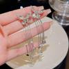 Bow Star Tassel Earrings Female New Two Earrings Joker Luxury High Sense Earrings Female.