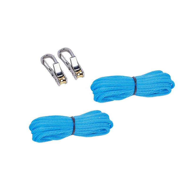 Universal Rope Tensioner & Tying Tool with Roller Adjustable Wide Compatibility for Camping Hiking Various Rope Tightening B
