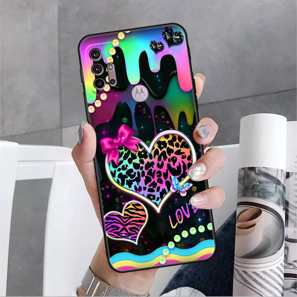 

Чехол для Motorola G30 G60 Edge 20 G9 G22 G8 Power G31 G500 G50 30 Pro, черный мягкий чехол для телефона с блестящими бабочками One Hyper