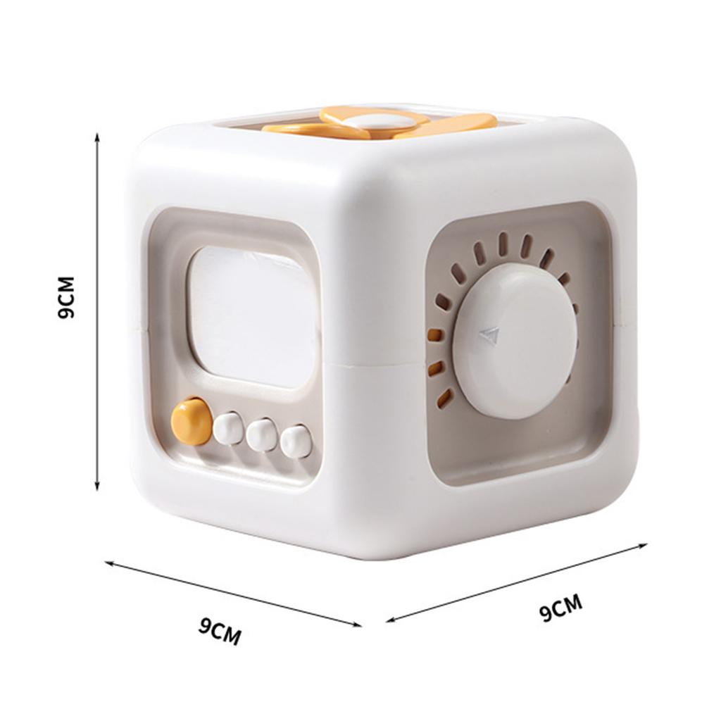 6 Sided Busy Ball Toy Drawer Switch Rotating Knob Hexahedral Busy Ball Early Education Toy for Kids