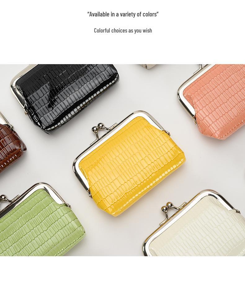 2024 Crocodile Pattern Mini Lipstick Wallet & Coin Purse for Women