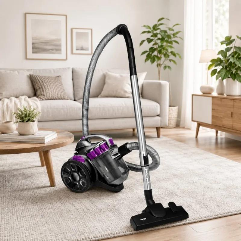 Vortex Z Ii Black - Aspirateur Traîneau 1.5l Sans Sac 700 W Avec Filtre Hepa