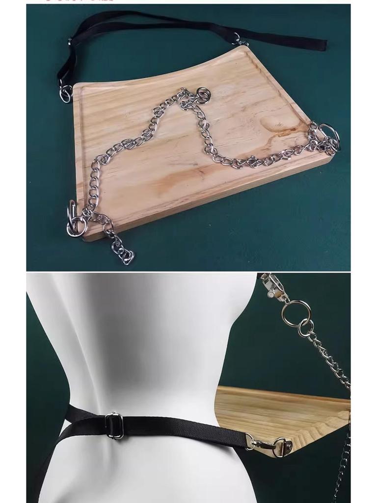 Colar com Pinças Eroticas Ponderadas para Treinamento de Escravo Masculino