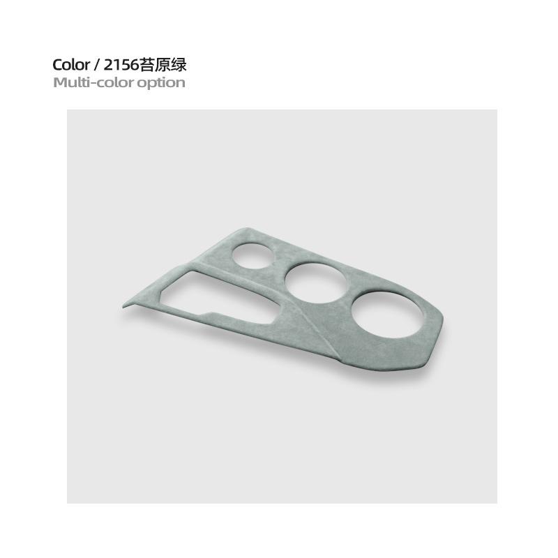 For ZEEKR 001 2021 2022 2023 2024 2025, A lcan tara Super Suede Car Central Console Gear Shift Panel Central Gears Trim Cover