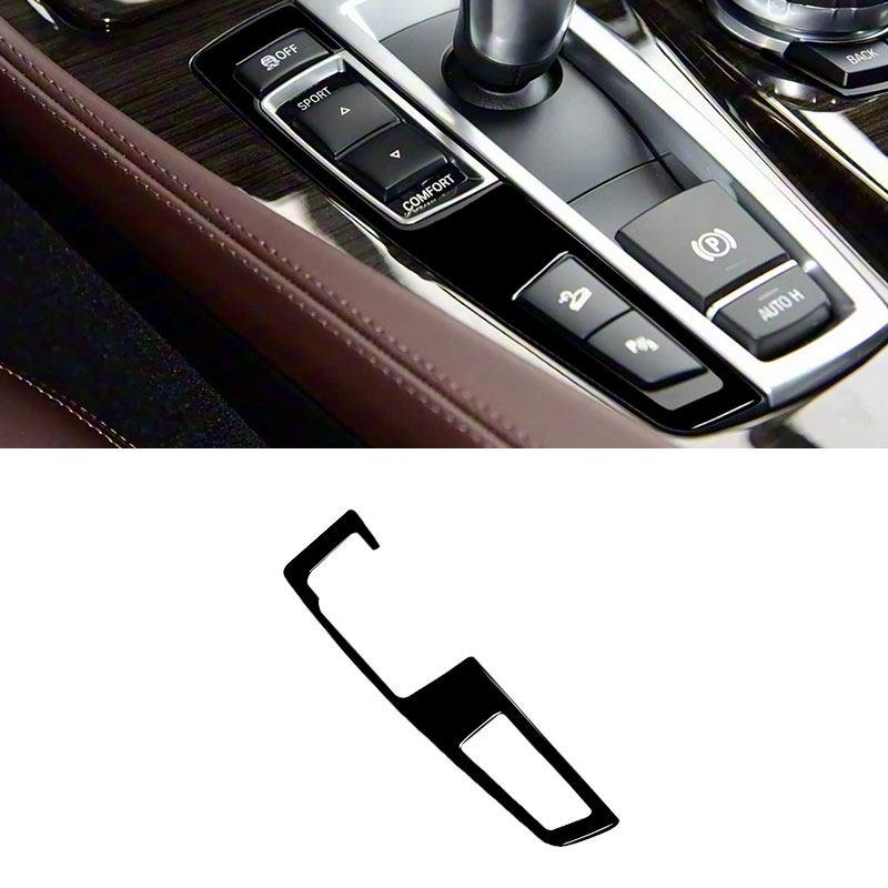 Piano Black Car-styling Center Console Gear Shift Panel Side Button Trim Cover For BMW 5 Series F10 F07 X3 X4 F25 F26 2010-2017