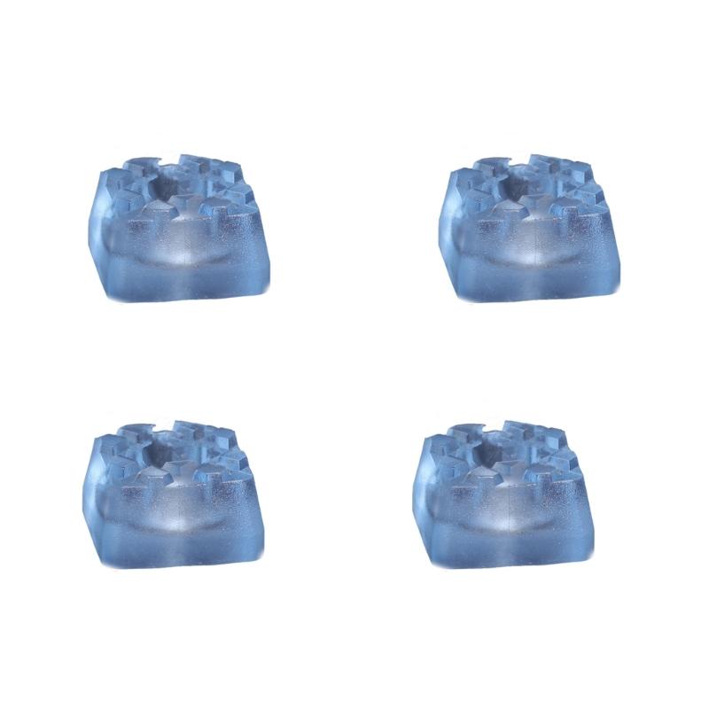 

Set of 4pcs Nonslip Rubber Pad For Sound Equipment And Home Appliances Provide Stability And Texture Protections 23x14mm синий