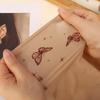 Sexy Women Complxion Tights Vintage Y2K Butterfly Print Transparent Silk Pantyhose Girls Lolita Summer Thin Thight High Stocking
