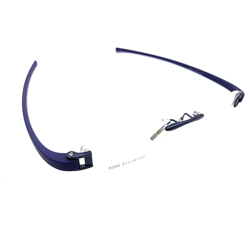 RSINC Combo of Blue-Blue Black-Black Rimless Frame/eyeglass/ 51-18-140 O2-I7B1-IW8P
