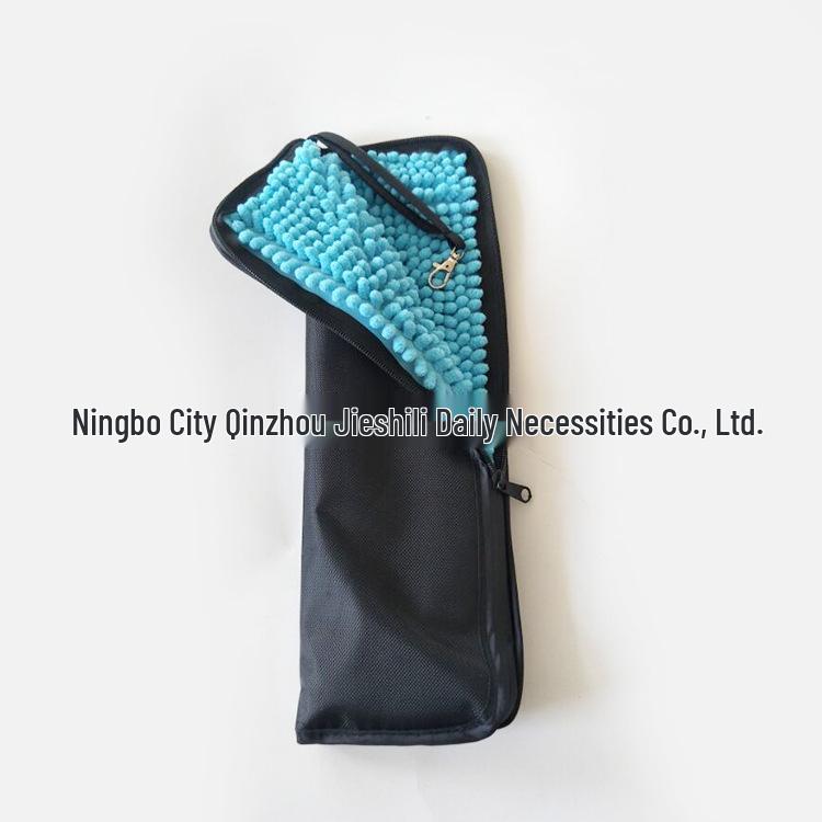 Waterproof Double-Sided Chenille Umbrella Cover - Absorbent, Portable, and Customizable Umbrella Storage Bag.