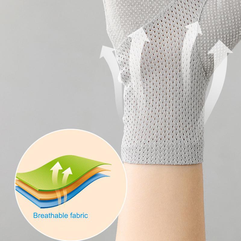 1 pereche de mănuși anti UV pentru unghii Mănuși de protecție cu gel Uv Manichiură fără degete Instrumente pentru arta unghiilor Lampă cu LED Uscător de unghii Radiația de mână