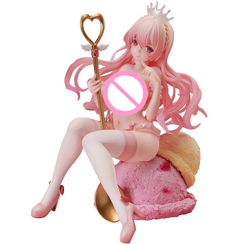 Anime Tasting Girl Ichigo Milk Figure beautiful girl Action Figure PVC model desktop ornaments Collection toy birthday Gift 15cm