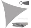 Garden Sunshade Parasol Awning Shade Sail 3.5x3.5x3.5m Gray