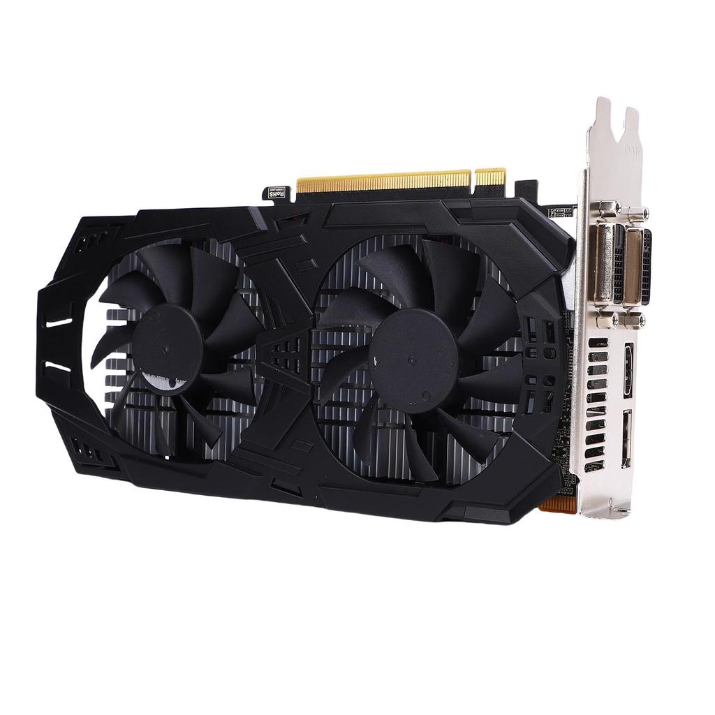 128 Bit 2GB PC Graphics Card GDDR5 PCIE 3.0 X16 Gaming Video Card with HD Multimedia Interface DisplayPort DVI