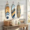 Hawaiian Theme Surfboard Wall Decor Tropical Wall Hanging Sign Beach Themed Sign  Home Decor