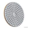Integrated Angle Grinder Pad for Dry Polishing and Edge Trimming of Marble, Stone, and Tile Slabs