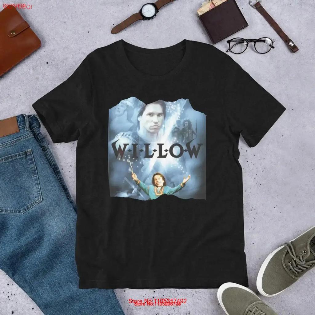 T Shirt Willow Directed By Ron Howard With Val Kilmer Joanne Whalley Warwick Davis Jean Marsh V7 Vintage Soft Stretched