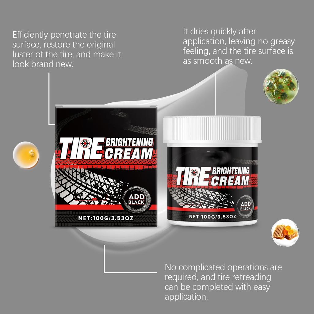 Car Tire Bright Wax Tire Maintenance Gloss Maintenance Polishing Car Tire Bright Wax