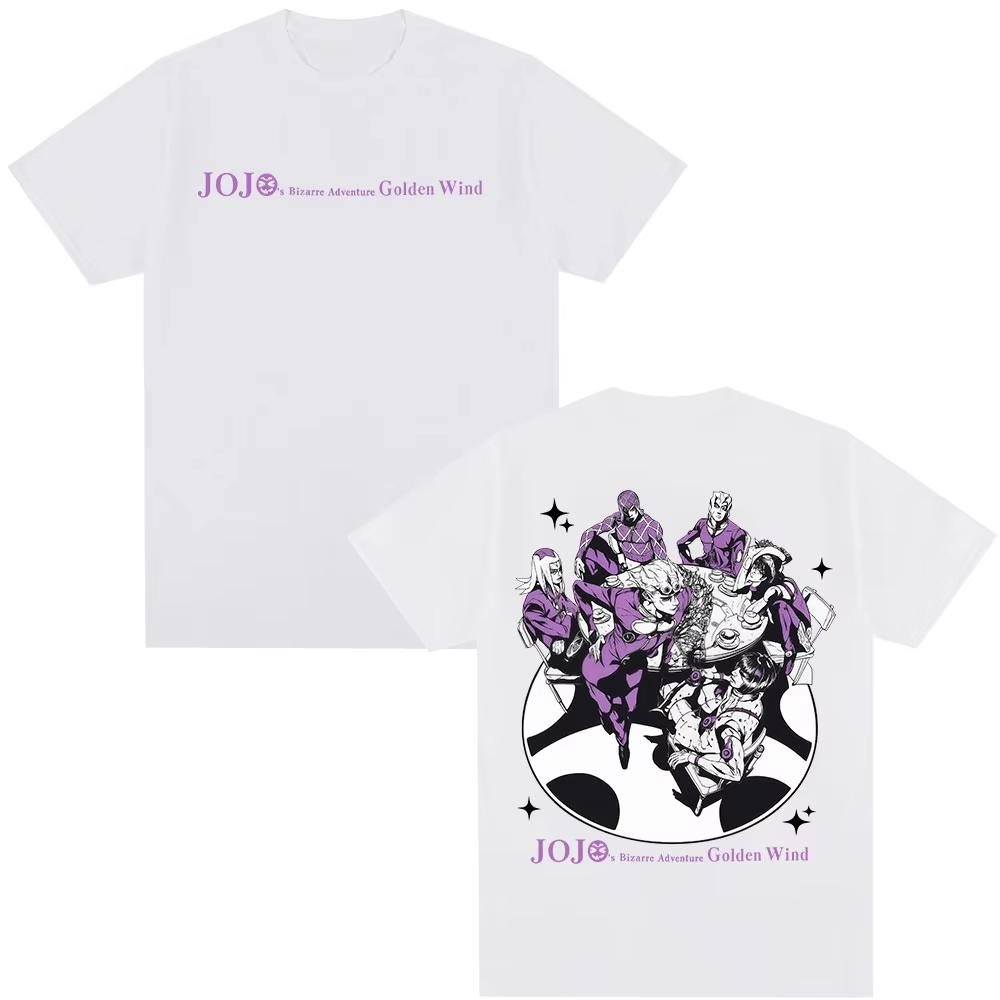 

Anime JoJo Bizarre Adventure Golden Wind Graphic Tshirts Unisexs Women Fashion Casual Short Sleeves T Shirt Streetwear 4XL