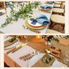 Bamboo Cutlery Sets Stainless Steel Dinnerware Sets Gold Wooden Tableware Western Food Knife Fork Teaspoon Cutleries