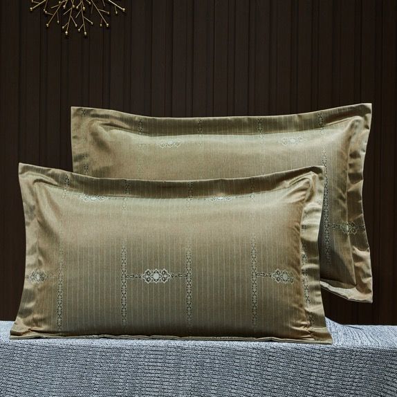 1 Pair of Tribute Satin Jacquard Envelope Pillowcases, 48*74cm Adult Pillowcases, Spring/Summer Comfort Pillowcases, Pillowcases Without Inserts
