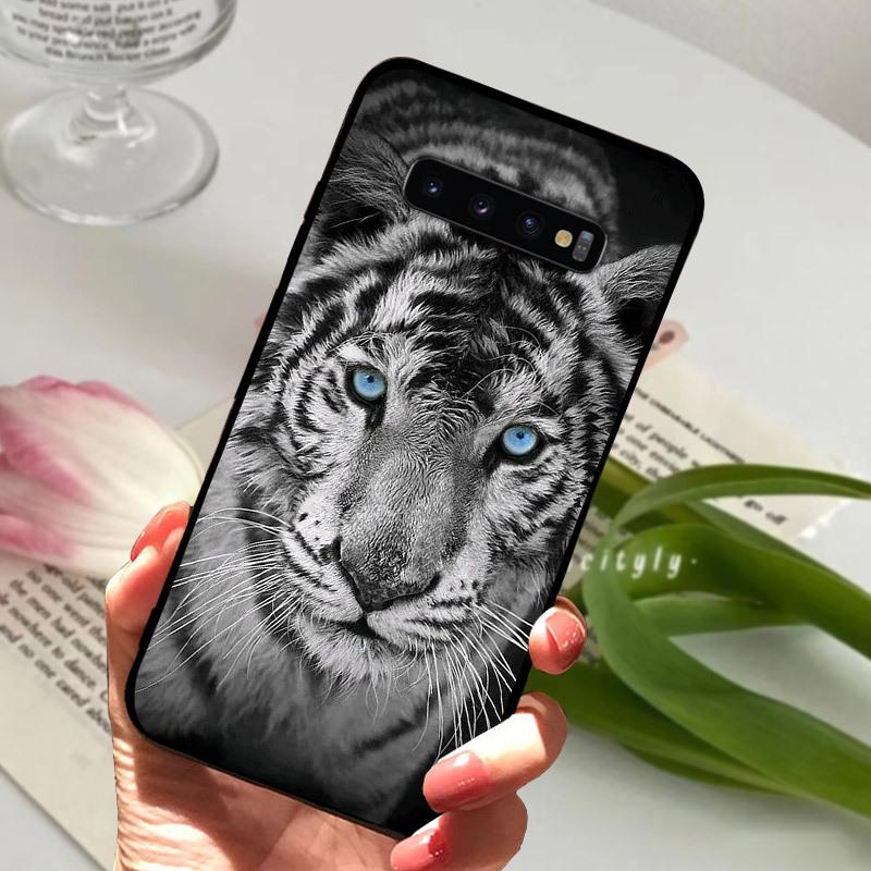Case For Samsung S10 S10+ S10E Silicone Etui Fashion Painted Soft TPU Coque For Samsung Galaxy S10 S 10 Plus S10E Phone Cover