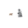 Brass Animal Buddha Figurine Creative Feng Shui Decor Collectable Antique Ornament for Cafe Shelf