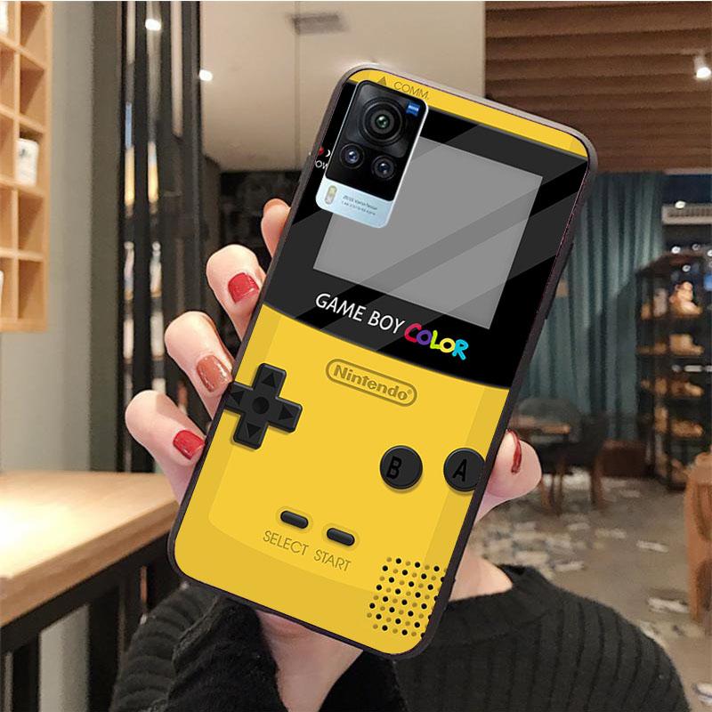 Custodia per telefono Game Boy Color per VIVO V21E V21 V23 V23E V2109 Y53S Y33S Y55 Y76 Y31 Y21 Y72 Y01 Y21S Y11S