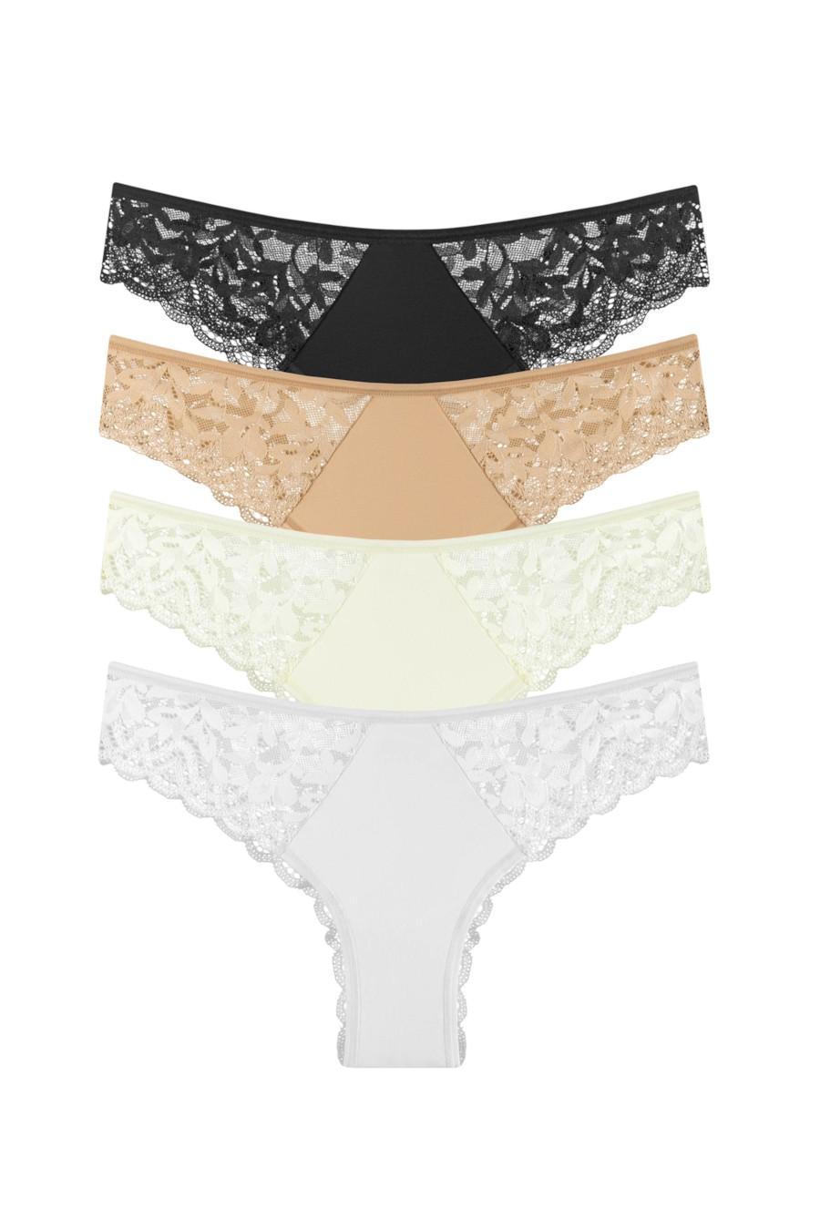 

Трусики бразиліана, 4 штуки Anabel Arto (82539) 2(S) різнокольорові кольору