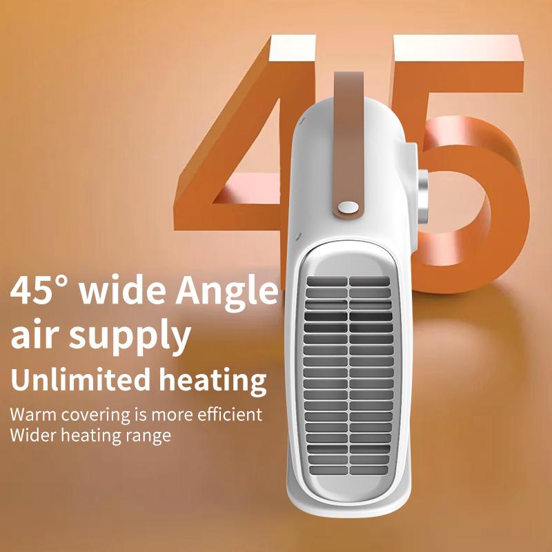 Heizgerät für den Heimschreibtisch Tragbares elektrisches Heizgerät Büro Wohnheim Stehend und liegend Dual-Use-Heizgerät EU US UK Stecker Schnelles Lufterhitzer