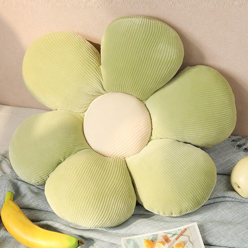 40CM Colorful Flowers Plush Pillow Plant Petal Cushion Stuffed Toys for Girls Baby Home Decor Gift