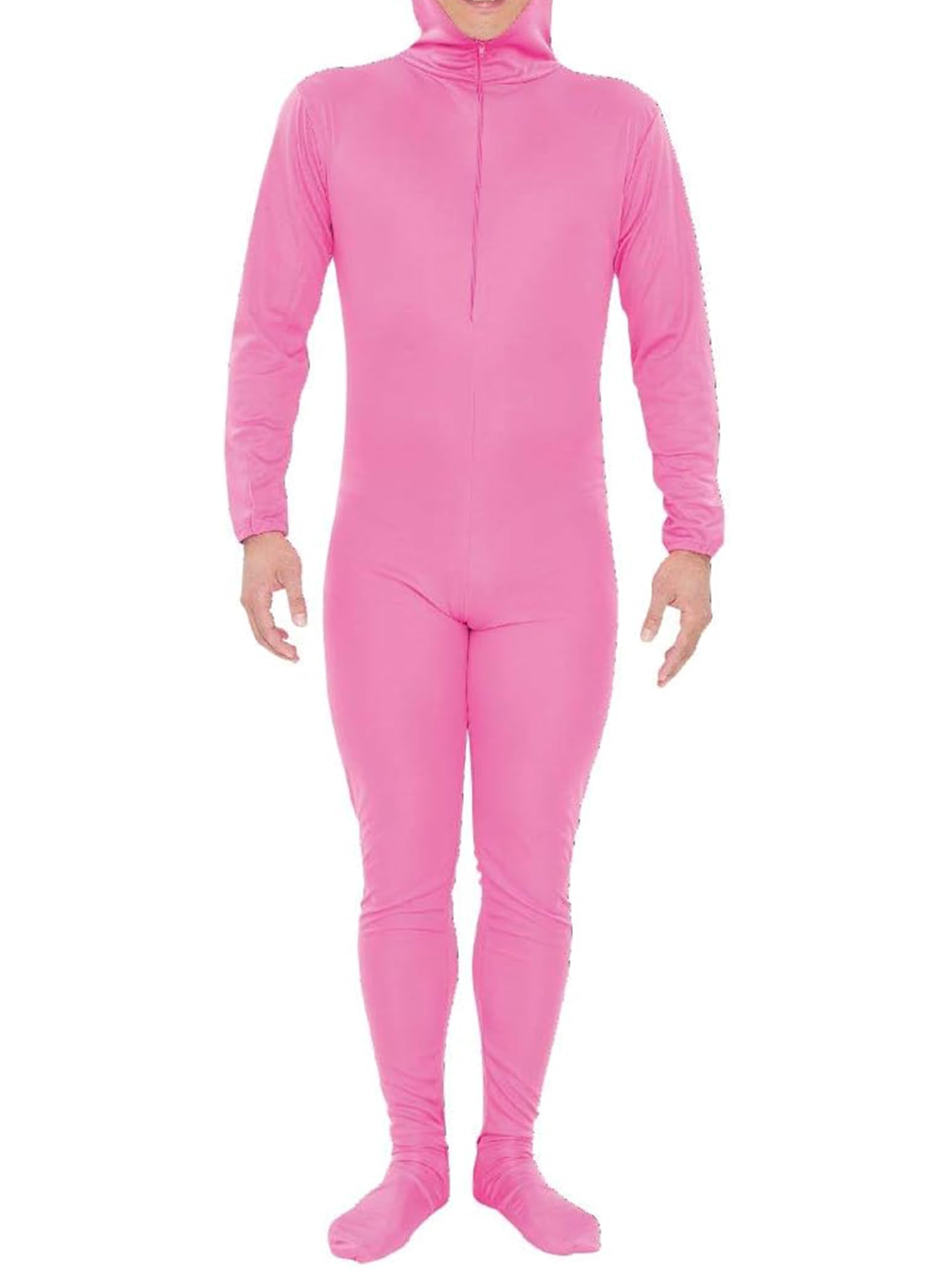 

ENALIHI Full Body Tights with Open Halloween Face, Stretchable, Face-Removing Costume, (Fun SY09, M)